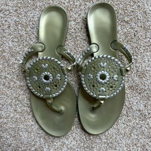 Jack Rogers jelly sandals. Size 9.